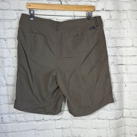 The North Face Womens Never Stop Cargo Shorts Sz 12 Military Utility Tan - Picture 5 of 10